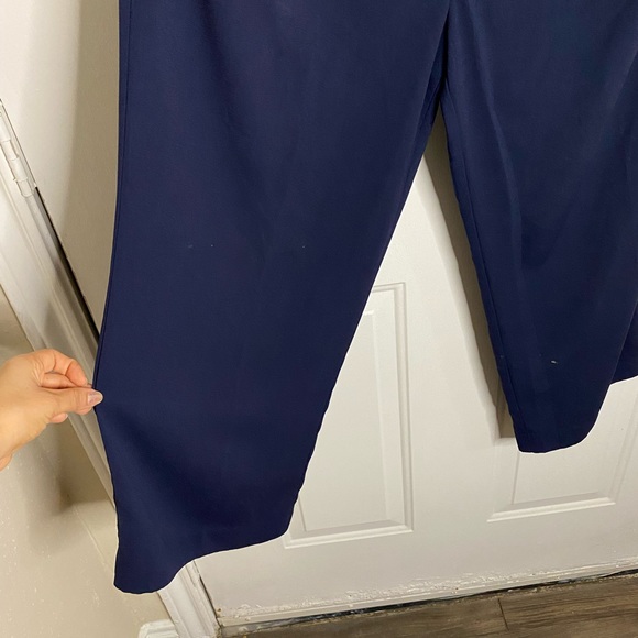 high-waisted straight trousers - Picture 4 of 5